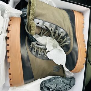 Mackage HERO-M Shearling-lined winter boot men Khaki Size 43/US10